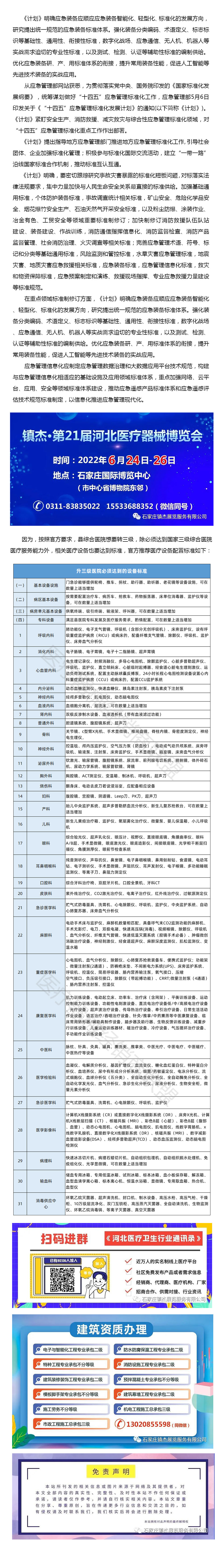 官方發(fā)文，1.68萬縣醫(yī)院設(shè)備配置開始“升級”！